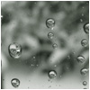 Close up of water droplets on a window